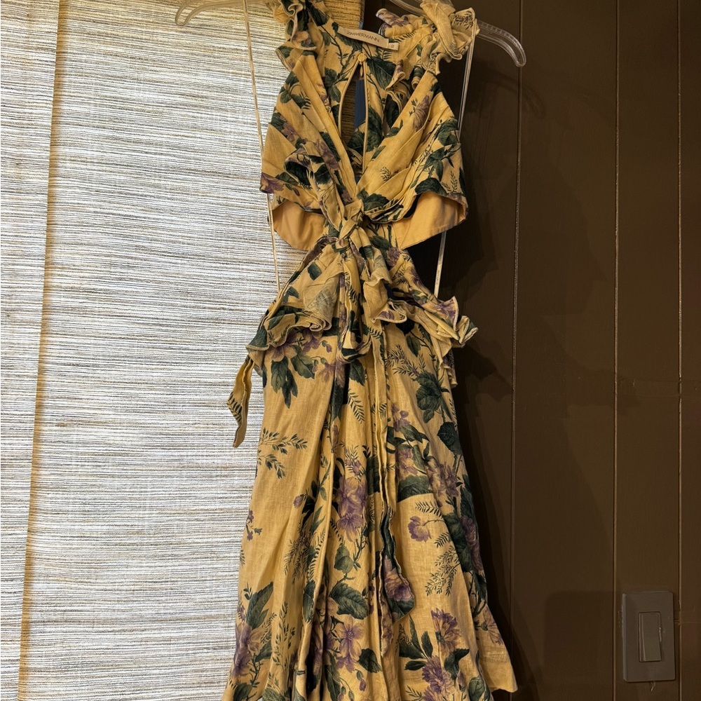 Zimmermann Asymmetrical Floral Dress - Picture 2 of 5